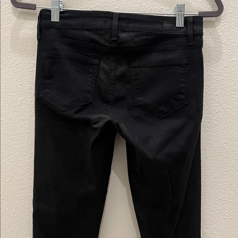 Paige Verdugo Ankle Zip black Skinny Jeans size 26 - Picture 8 of 13